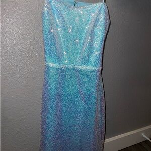 Furla Sparkling Blue Prom Dress